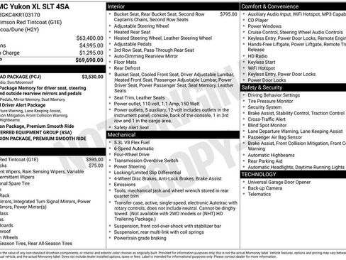 Used 2019 GMC Yukon XL SLT w/ Open Road Package image 24