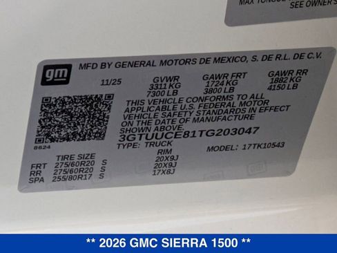 New 2026 GMC Sierra 1500 Elevation w/ Elevation Premium Package image 41
