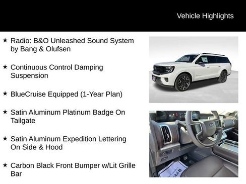 New 2025 Ford Expedition Max Platinum w/ Platinum Ultimate Package image 14