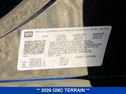 New 2026 GMC Terrain Elevation w/ Black Edition image 41