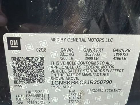 Used 2018 Chevrolet Tahoe LT AWD/4WD image 33