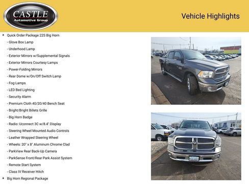 Used 2017 RAM 1500 Big Horn image 7