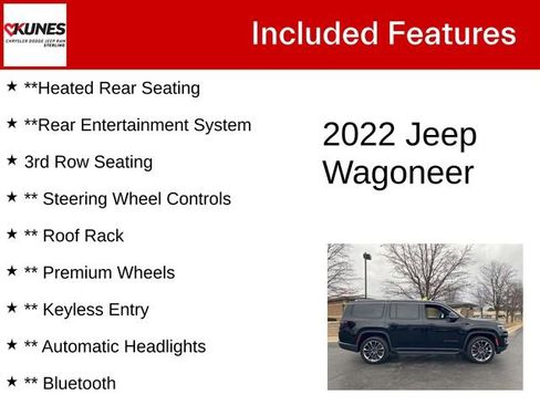 Used 2022 Jeep Wagoneer Series II w/ Premium Group I image 5
