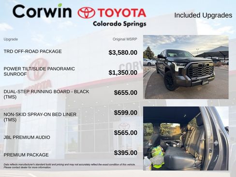 Used 2025 Toyota Tundra Limited w/ TRD Off-Road Package image 8
