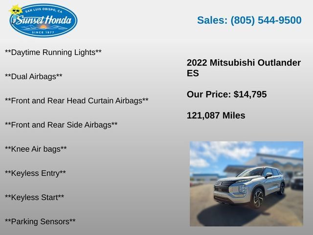 Used 2022 Mitsubishi Outlander ES FWD image 9