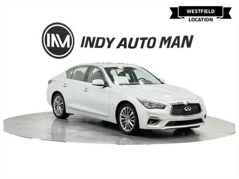 Used 2019 INFINITI Q50 Luxe w/ Essential Package (3.0T Luxe) image 1