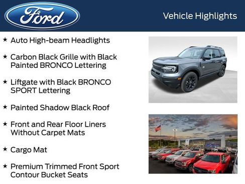 New 2026 Ford Bronco Sport Big Bend w/ Black Appearance Package AWD/4WD image 12
