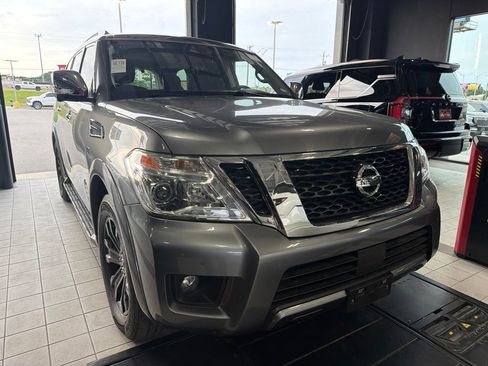 Used 2019 Nissan Armada Platinum w/ Captain's Chairs Package RWD image 2