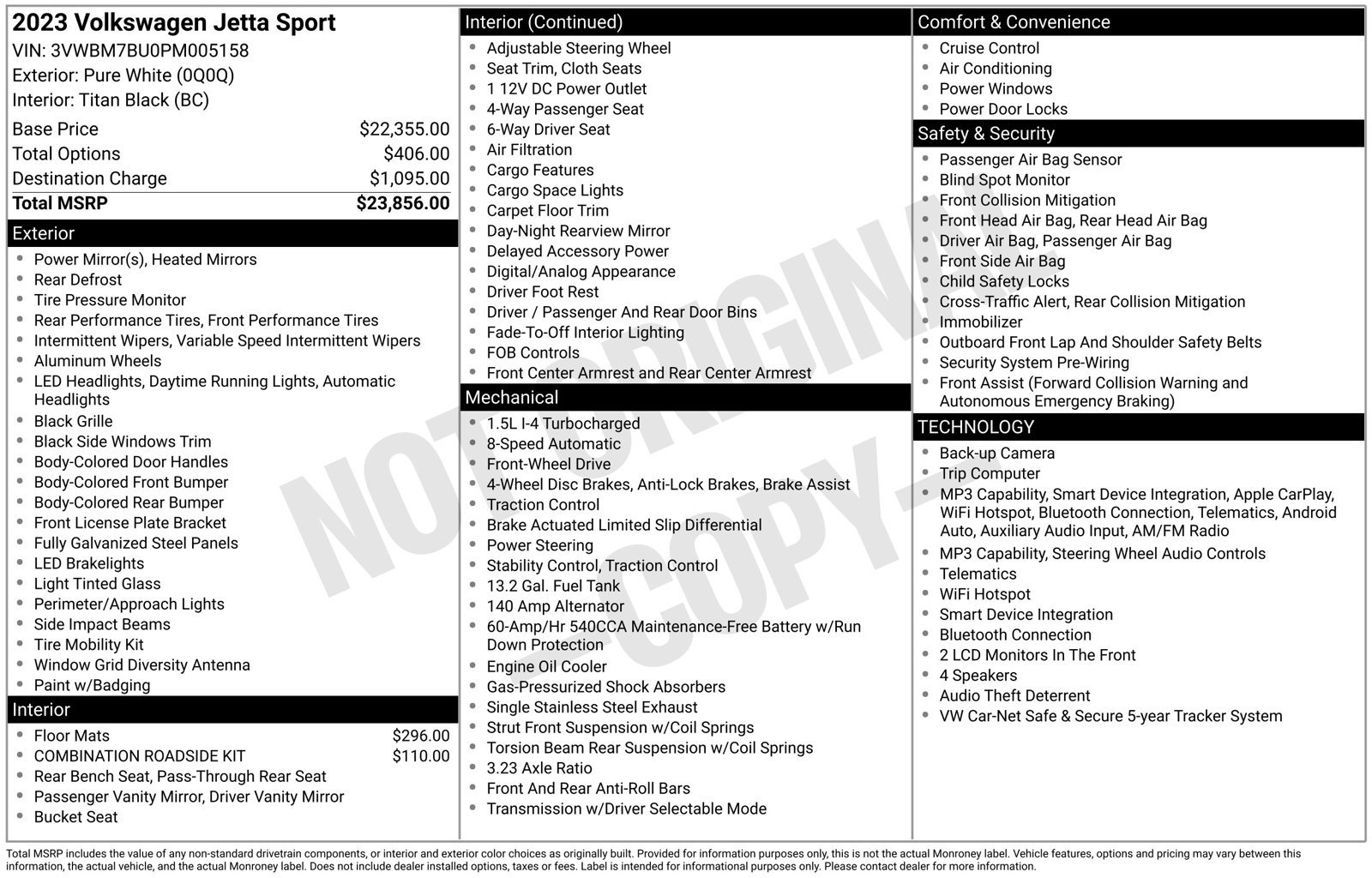 Certified 2023 Volkswagen Jetta Sport FWD image 12