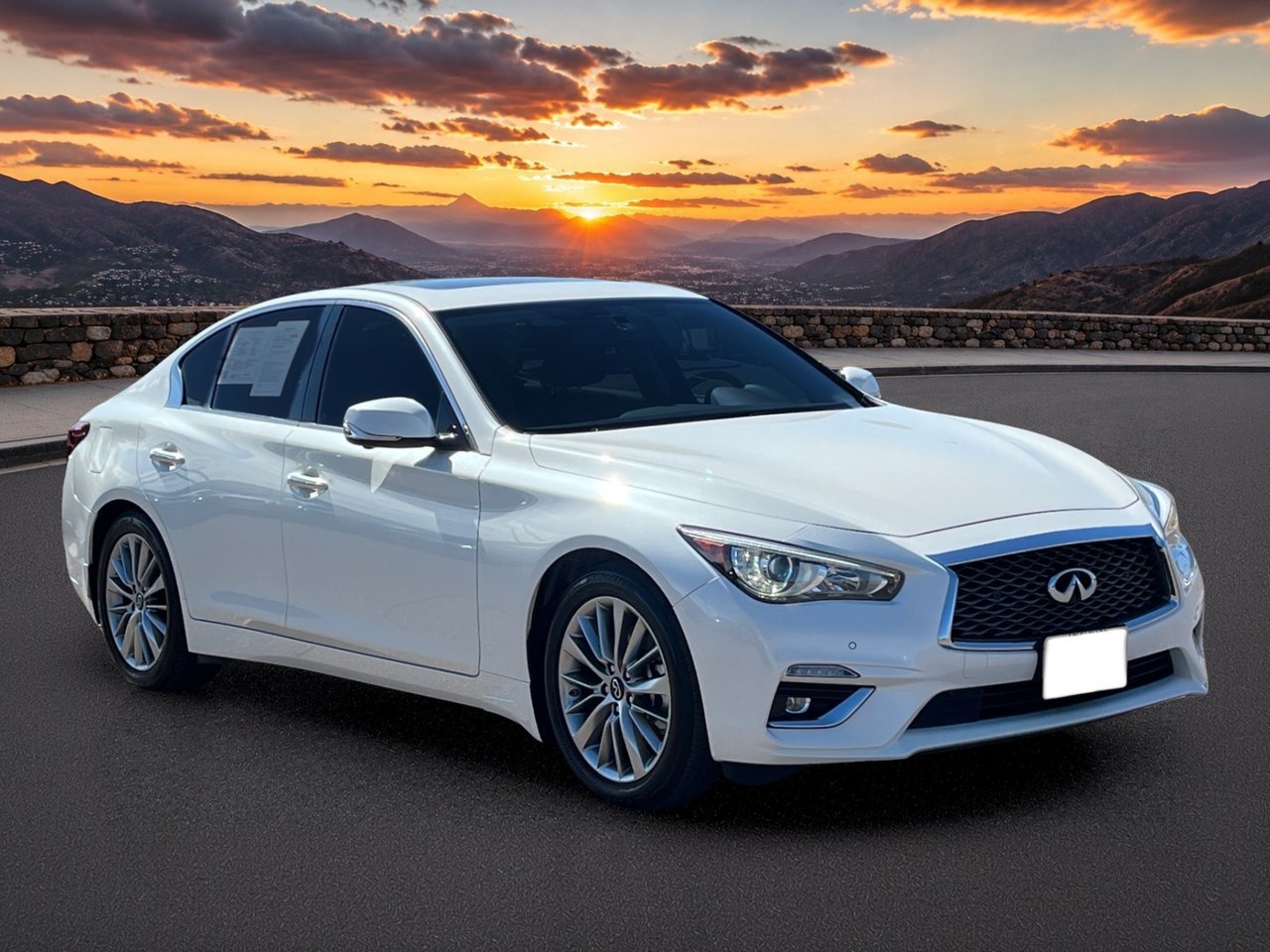 Certified 2023 INFINITI Q50 Luxe w/ Cargo Package RWD image 7