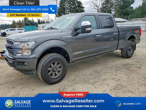 Used 2018 Ford F150 Platinum w/ Technology Package image 1
