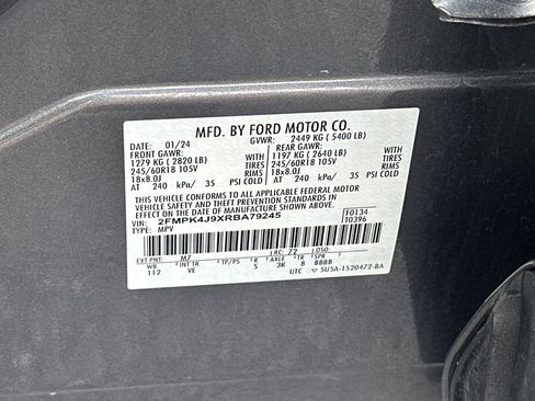 Certified 2024 Ford Edge SEL AWD/4WD image 34
