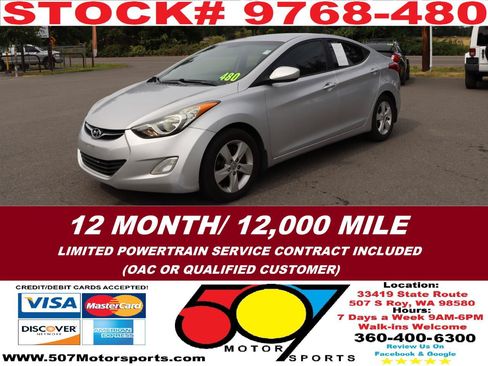 Used 2012 Hyundai Elantra GLS w/ Preferred Pkg 3 FWD image 3