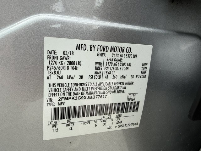 Used 2018 Ford Edge SE FWD image 18