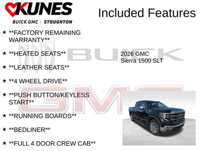 New 2026 GMC Sierra 1500 SLT w/ SLT Premium Plus Package