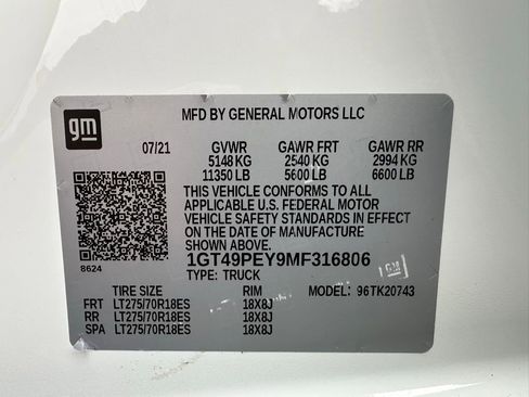 Used 2021 GMC Sierra 2500 AT4 w/ Gooseneck/5TH Wheel Package image 28