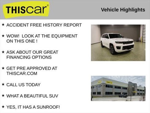 Used 2021 Jeep Grand Cherokee L Overland w/ Advanced Protech Group III AWD/4WD image 12