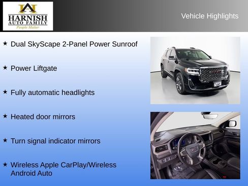 Used 2022 GMC Acadia Denali w/ Black Diamond Edition AWD/4WD image 10