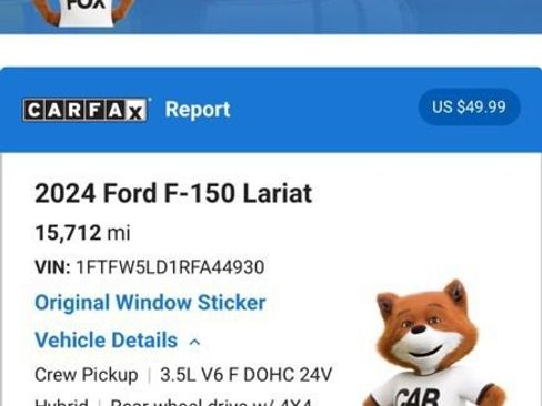 Used 2024 Ford F150 Lariat w/ Equipment Group 502A High AWD/4WD image 6