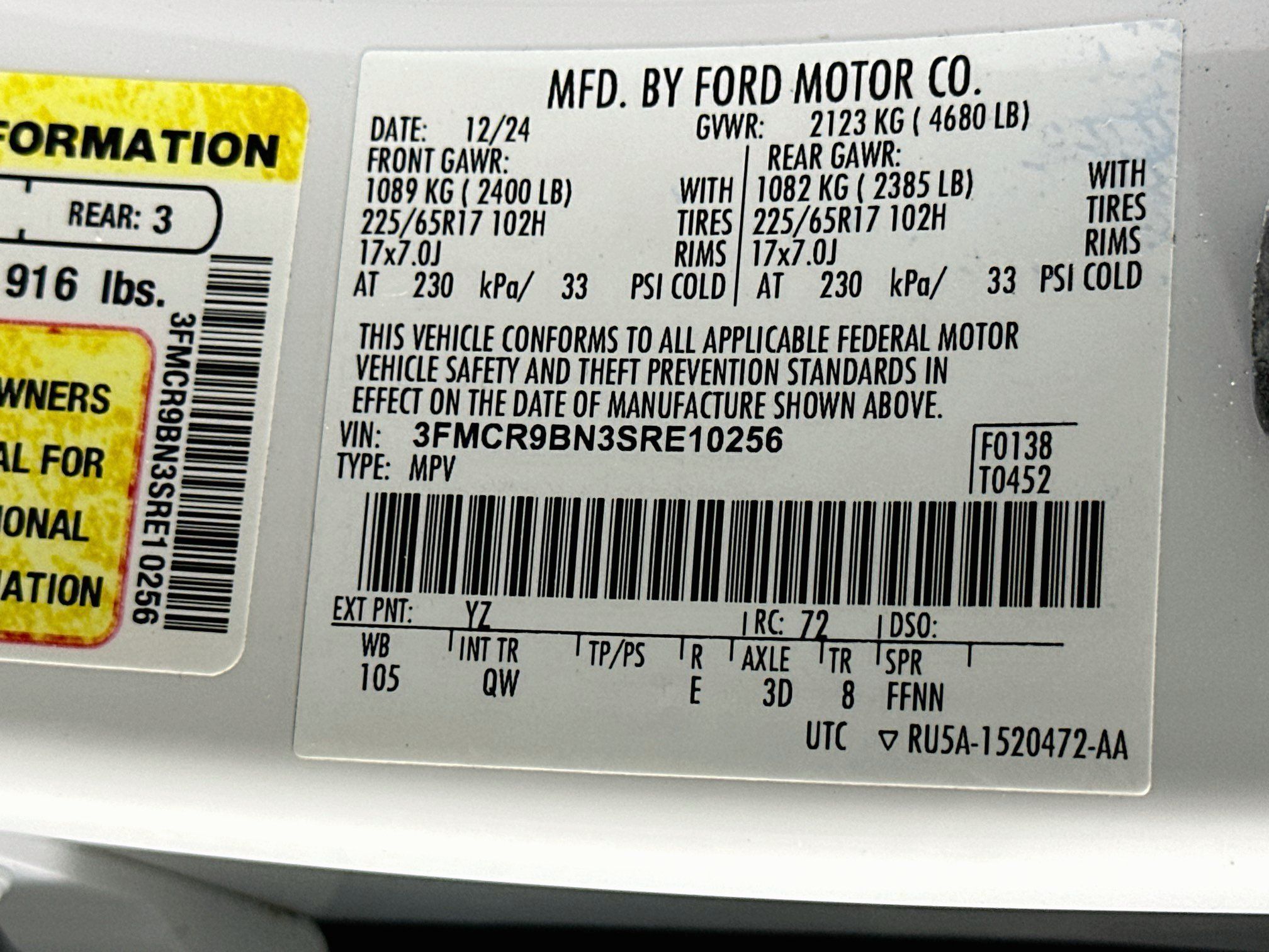 Used 2025 Ford Bronco Sport Big Bend AWD/4WD image 12
