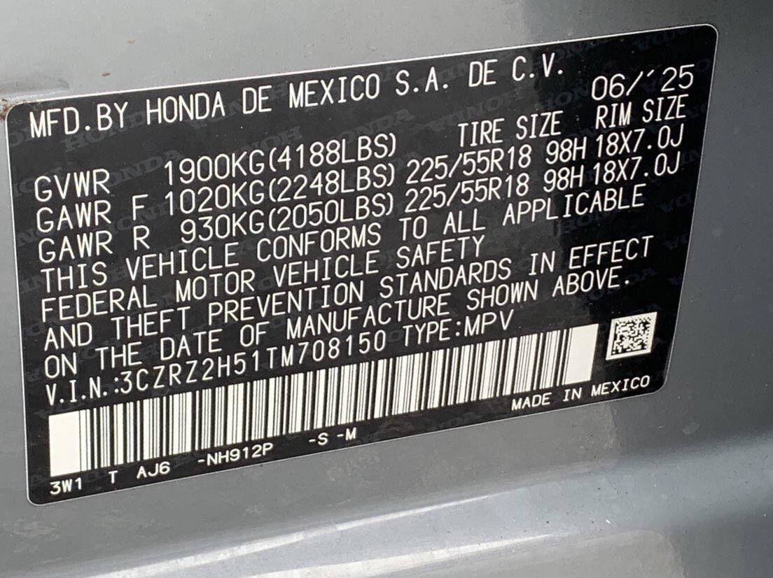 Certified 2026 Honda HR-V Sport image 40