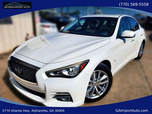 Used 2015 INFINITI Q50 Premium w/ Navigation Package RWD image 1