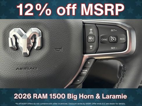 New 2026 RAM 1500 Big Horn AWD/4WD image 15