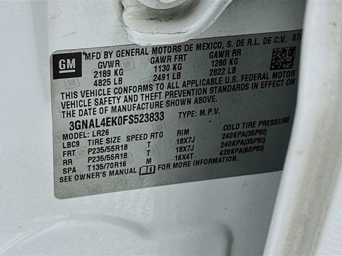 Used 2015 Chevrolet Captiva Sport LTZ FWD image 26