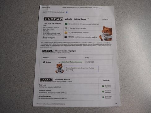 Used 1988 Toyota Pickup SR5 image 92