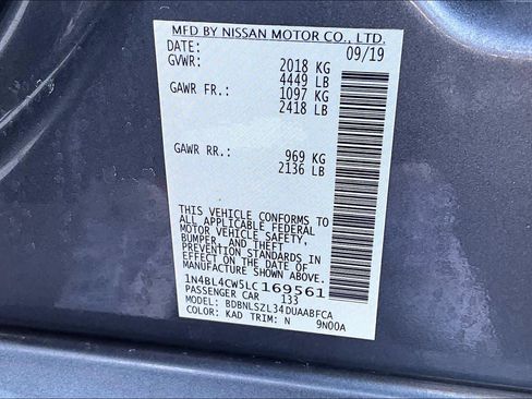 Used 2020 Nissan Altima 2.5 SR w/ Premium Package image 34