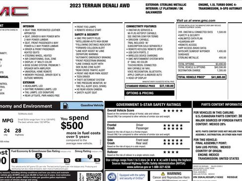 Used 2023 GMC Terrain Denali AWD/4WD image 28