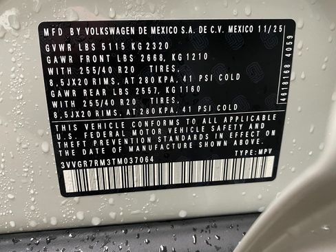 New 2026 Volkswagen Tiguan SE R-Line AWD/4WD image 30