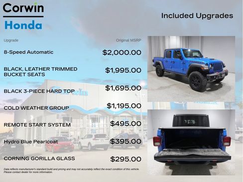 Used 2022 Jeep Gladiator Mojave w/ Cold Weather Group AWD/4WD image 4