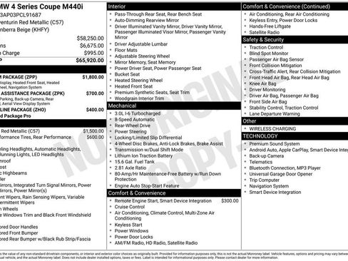 Used 2023 BMW M440i Coupe w/ Premium Package RWD image 17