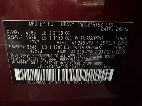 Used 2017 Subaru Outback 2.5i Premium AWD/4WD image 26
