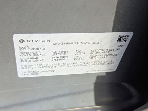 Used 2022 Rivian R1T Launch Edition image 32
