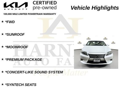 Used 2013 Lexus ES 350 w/ Premium Pkg FWD image 9