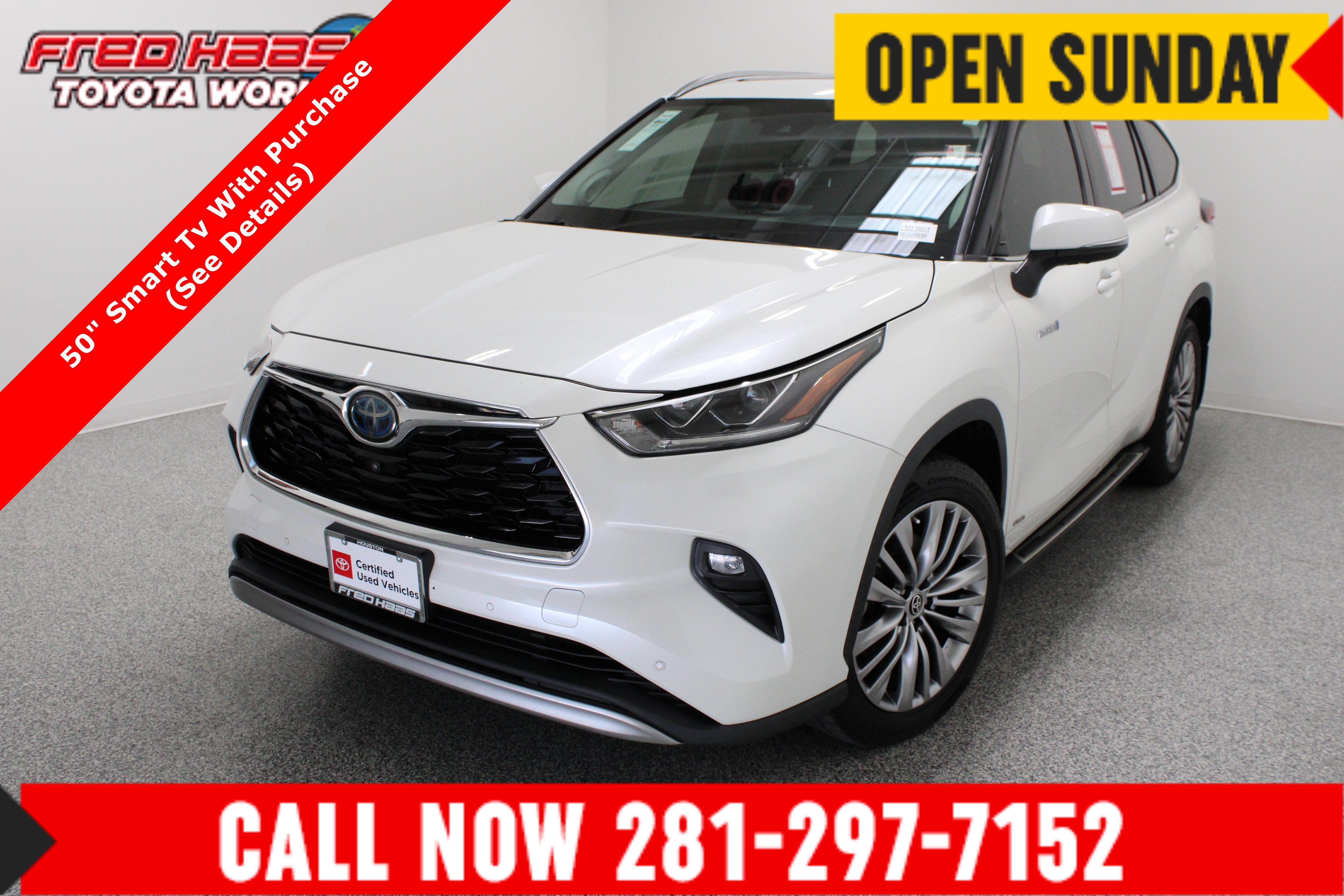 Certified 2020 Toyota Highlander Platinum AWD/4WD image 1