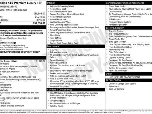 Used 2018 Cadillac XT5 Premium Luxury image 31