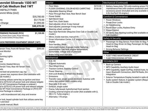 Used 2020 Chevrolet Silverado 1500 W/T w/ WT Convenience Package AWD/4WD image 4