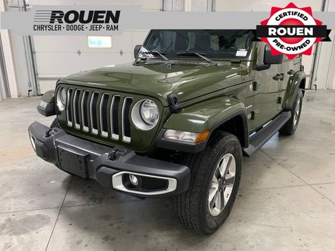 Used 2021 Jeep Wrangler Unlimited Sahara AWD/4WD image 1