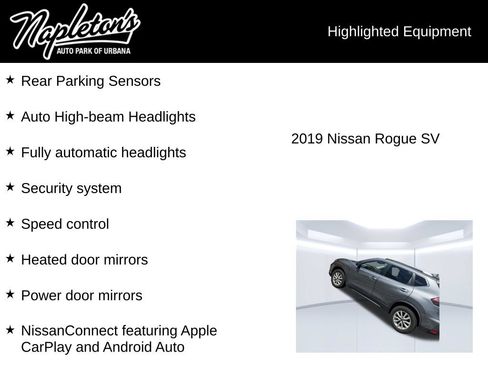 Used 2019 Nissan Rogue SV AWD/4WD image 4