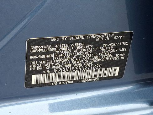 Certified 2024 Subaru Crosstrek 2.0i Premium image 28