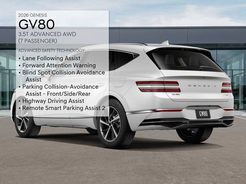 New 2026 Genesis GV80 3.5T Advanced image 7