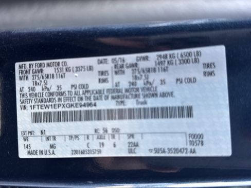 Used 2016 Ford F150 XLT w/ Equipment Group 301A Mid image 28