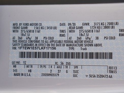 Used 2020 Ford F150 Lariat AWD/4WD image 71
