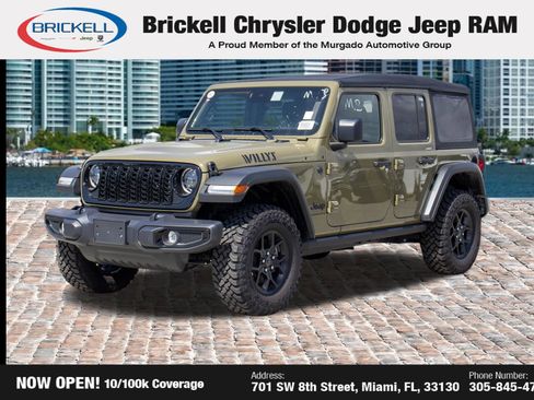 Used 2025 Jeep Wrangler Unlimited Sport AWD/4WD image 1