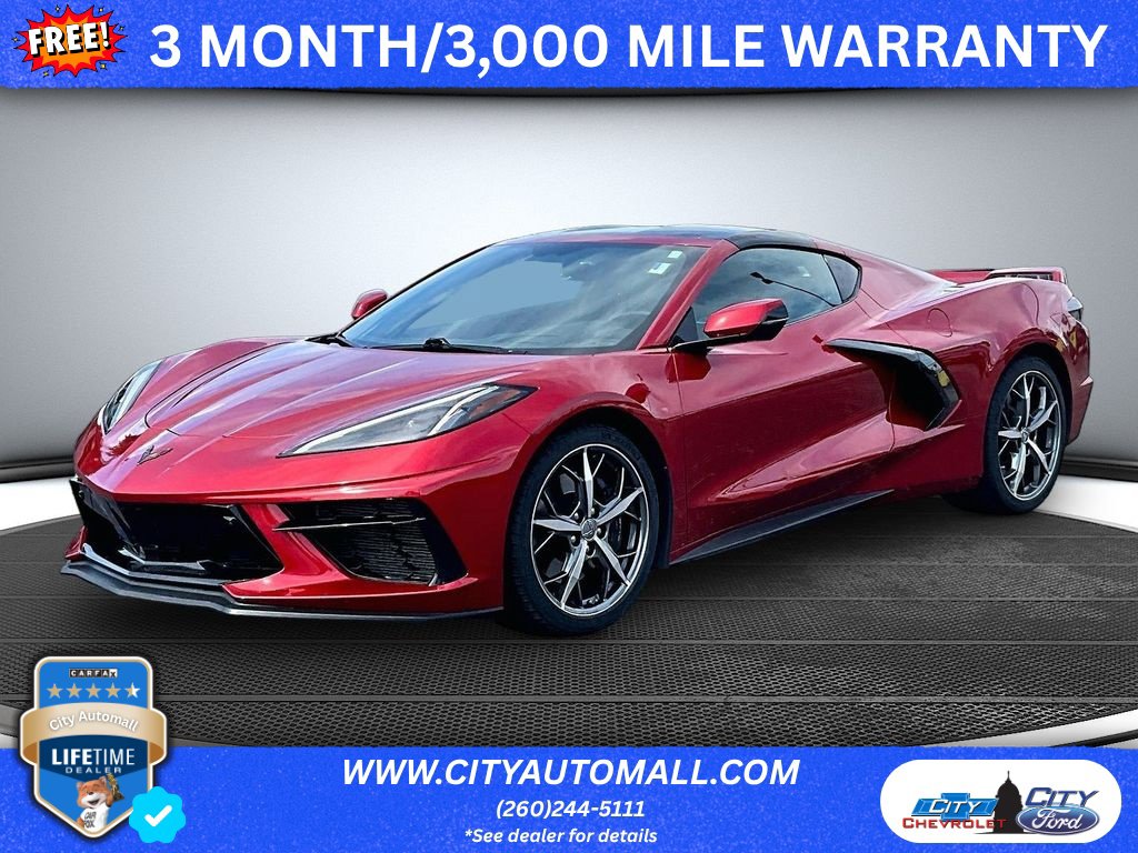 Used 2021 Chevrolet Corvette Stingray Premium Cpe w/ Z51 Performance Package RWD image 1