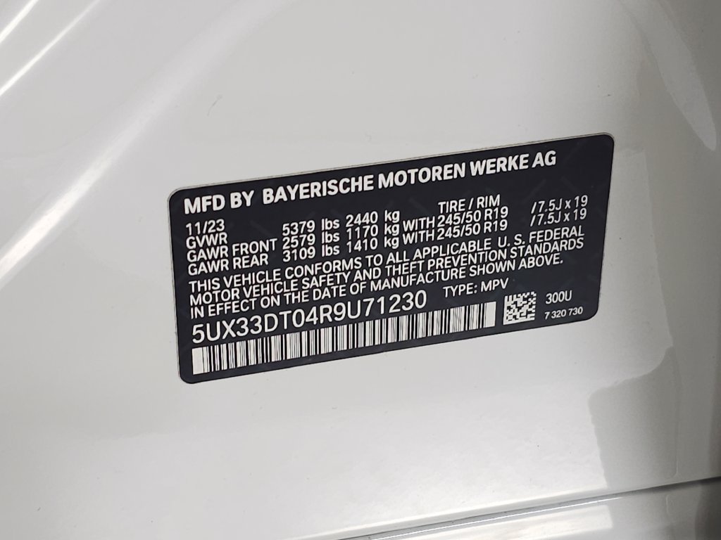 Used 2024 BMW X4 xDrive30i w/ M Sport Package AWD/4WD image 35