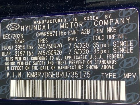 Used 2024 Hyundai Palisade Calligraphy image 49